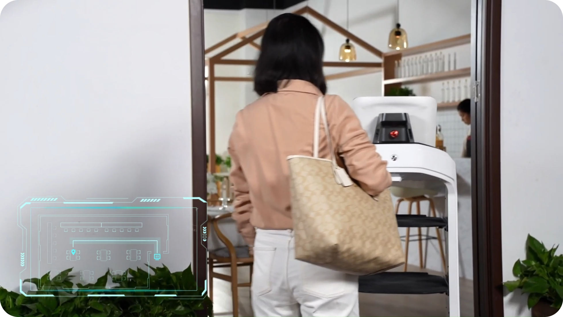 想去哪里？
“我来带路，请跟上我”