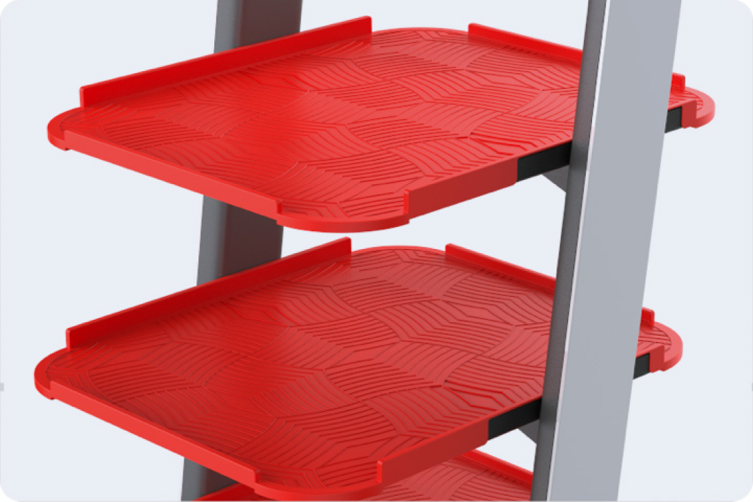 全开放的大托盘